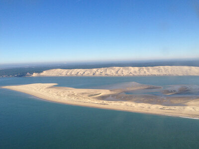 20 minutes de vol en ULM au-dessus du bassin d'Arcachon et du banc d'Arguin