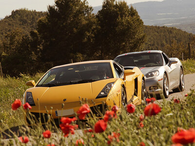 Ruta de 20 km por carretera con Lamborghini Gallardo en Valencia