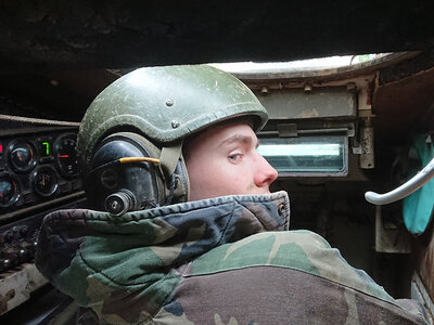 Box Fahrerlebnis in einem Infanteriepanzer im Apokas Paintball Park