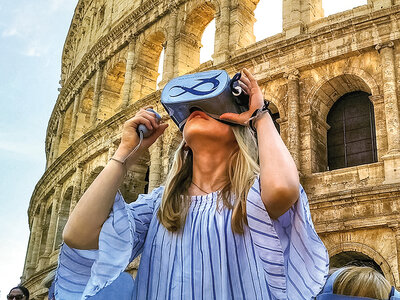 Cofanetto regalo Al Colosseo: esperienza storica VR e visita guidata salta-fila