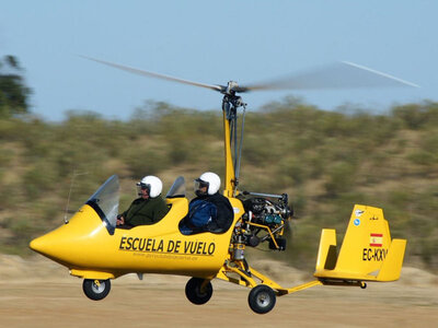 Caja regalo Vuelo de iniciación de 10 min en autogiro