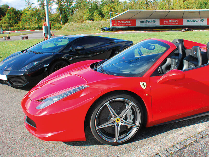 Adrenalina in pista: 4 giri su Ferrari F488 GTB e Lamborghini Huracán EVO