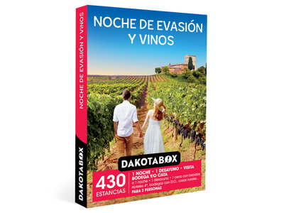 Caja regalo Noche de evasión y vinos