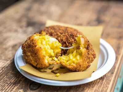 Caja Street food tour por Roma