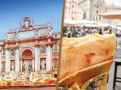 Cofanetto regalo Il fascino di Roma: street food tour e soggiorno di 1 notte per 2 persone