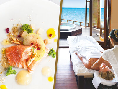 Cofanetto regalo Momenti da sogno: 1 massaggio relax e 1 cena in un ristorante stellato per 2