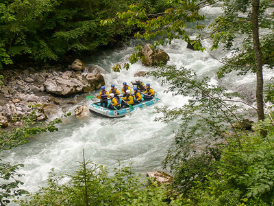 Box Rafting-Abfahrt im Vispertal für 2