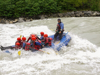 Descente en rafting dans la vallée de Viège pour 2