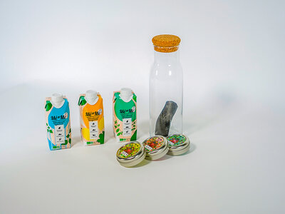 Coffret cadeau Coffret de boissons et bonbons naturels fabriqués en France avec charbon de bois
