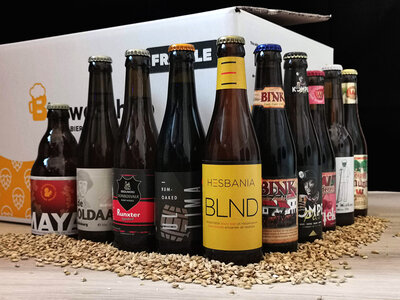 Cadeaubon Bierpakket voor 2 met 18 bieren van de Bierwebshop aan huis