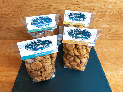 Coffret Coffret biscuits salés 4 saveurs à déguster chez soi