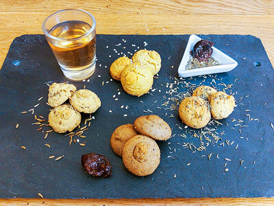 Coffret biscuits salés 4 saveurs à déguster chez soi