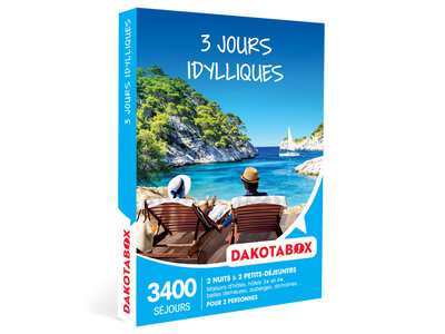 Coffret cadeau 3 jours idylliques