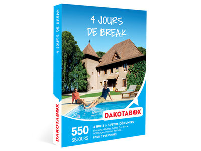 Coffret cadeau 4 jours de break