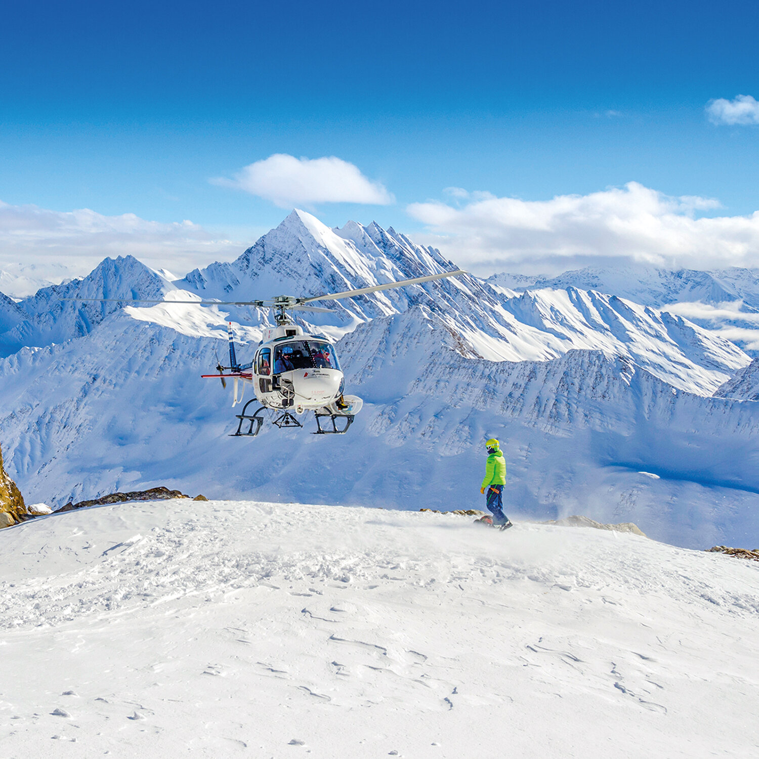 Volo panoramico in elicottero di 15 minuti sul Massiccio del Monte Bianco