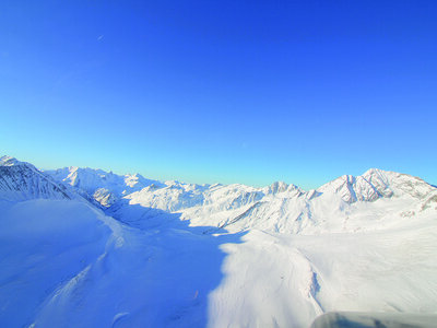 Volo panoramico in elicottero sopra il massiccio del Monte Rosa per 2 persone