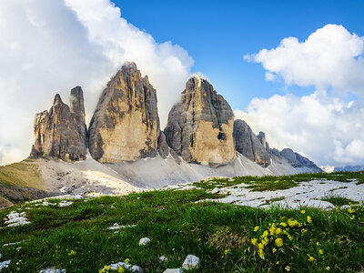 Romantico tour in elicottero delle Tre Cime di Lavaredo