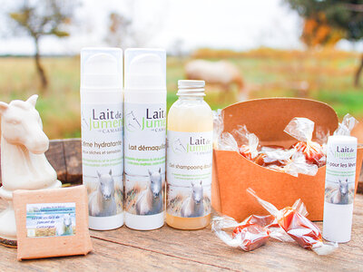 Coffret cadeau Coffret de soins hydratants au lait de jument de Camargue