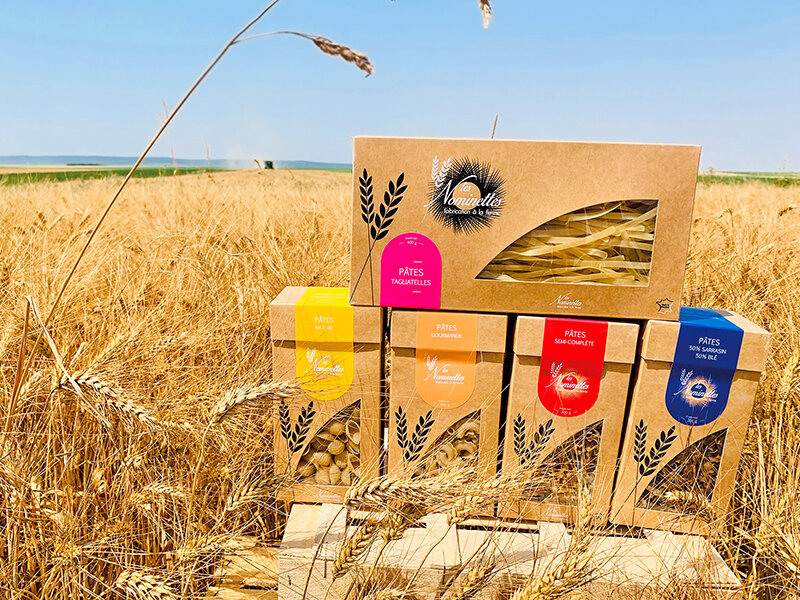 Coffret de pâtes de fabrication artisanale champenoise