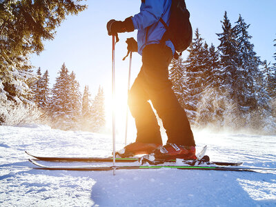 Caja Curso de 2 días de esquí con material incluido en Baqueira para 2 personas