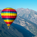 Vol en montgolfière d’1h au-dessus des Alpes dans la Vallée d’Aoste
