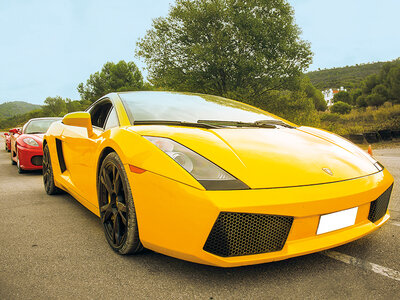 Conducción Ferrari F430 F1 y Lamborghini Gallardo en carretera