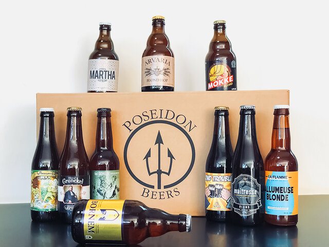 beroemd metriek pot Bierpakket met 10 Belgische bieren van Poseidon Beers voor 1 - Bongo