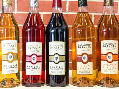 Coffret cadeau Sélection de 5 bouteilles de pineau des Charentes à découvrir chez soi