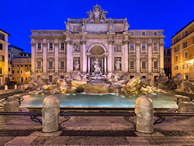 Tour guidato di Piazza di Spagna e dei sotterranei della Fontana di Trevi per 2 persone
