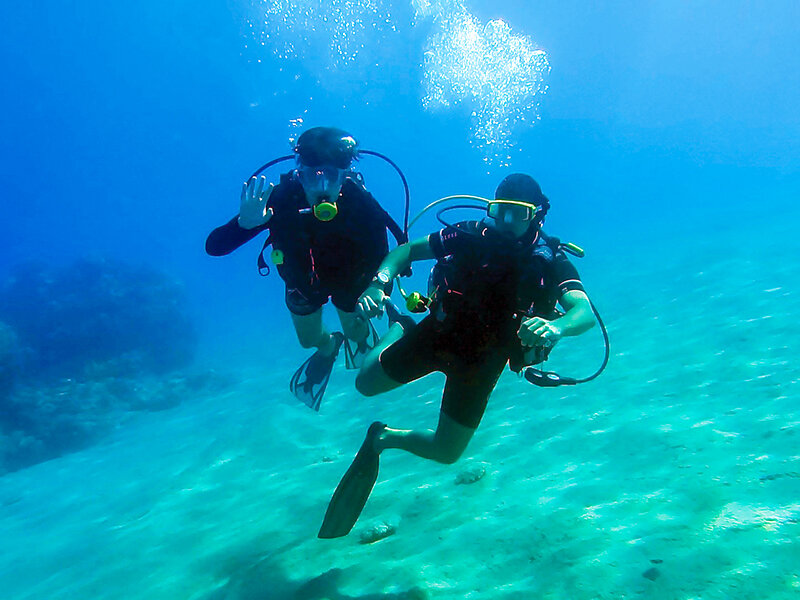 Scuba diving a Siracusa nella Riserva del Plemmirio per 2 persone con brevetto
