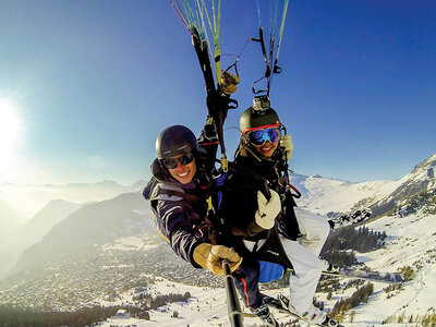 1 Gleitschirm-Tandemflug in 20 Minuten über die Schweizer Alpen für 1 Person