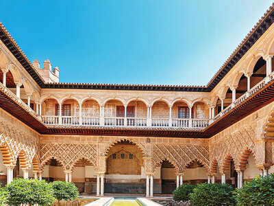 Caja regalo Visita y entrada guiada al Alcázar de Sevilla para 2 personas