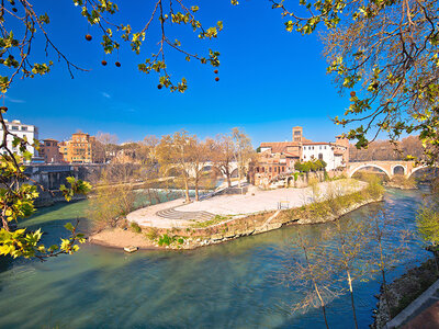 Cofanetto regalo Crociera Hop-On Hop-Off per 2 sul fiume Tevere