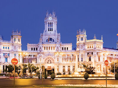 Caja regalo Madrid nocturno: tour a pie, espectáculo flamenco y cena para 2 personas