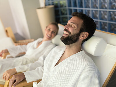 Cofanetto regalo Io e te a Montecatini Terme: accesso illimitato alla Spa con kit inlcuso e 1 cena per 2