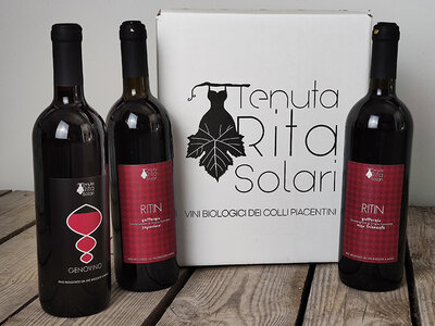 Cofanetto regalo Selezione Rubino Bacchanalis: 3 vini rossi con consegna a domicilio