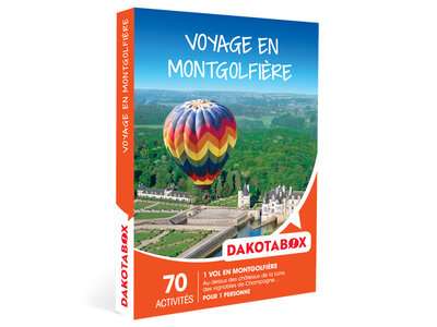 Coffret cadeau Voyage en montgolfière