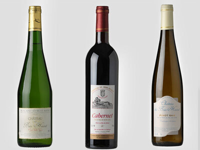 Coffret cadeau Coffret de 3 bouteilles de vin du Pays nantais livré à domicile