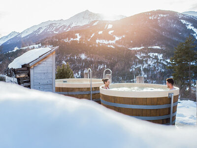 Coffret 1 journée de détente à Bagni Nuovi di Bormio : entrée pour 2 avec déjeuner et kit Spa