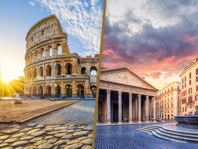 Cofanetto regalo Roma segreta: 1 notte con tour guidato del Pantheon e dei sotterranei di Santa Maria in Via Lata