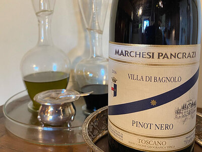 Selezione di 4 bottiglie di vino Marchesi Pancrazi