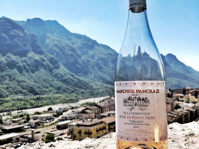 Cofanetto Marchesi Pancrazi: 1 pregiata bottiglia di Pinot Nero con consegna a domicilio