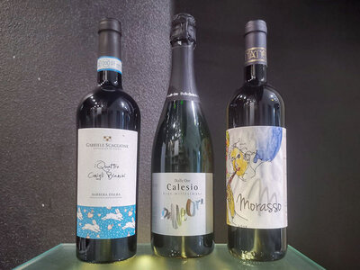Cofanetto Eccellenze enologiche Aroma Wine Bar Enoteca: selezione di 3 vini a scelta a domicilio