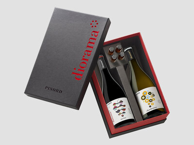 Bodegas Pinord en casa: 4 botellas de vino, 8 aromas y guía de iniciación a la cata