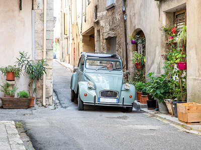 Coffret Balade en 2 CV et visite des carrières d'ocre en duo dans le Vaucluse
