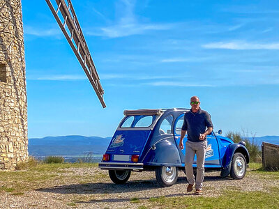 Promenade de 4h en 2 CV sur le thème de l’huile d’olive avec dégustation