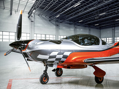 Coffret cadeau Vol en VL3 à la découverte de la route des vins depuis le ciel durant 1h