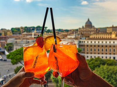 Cofanetto regalo Al cuore di Roma: 1 magica notte con colazione e aperitivo al 4* Hotel Gambrinus