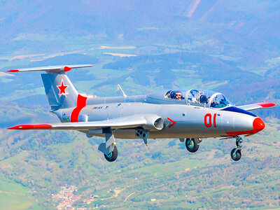 Coffret cadeau Vol de 20 minutes à bord d'un avion de chasse L-29 Delfin en Slovaquie