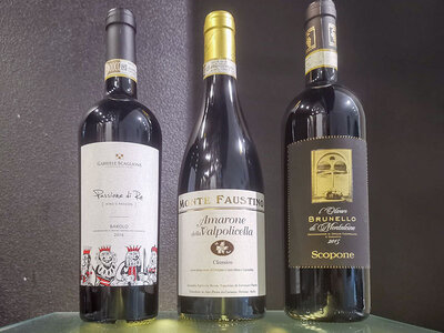 Cofanetto Elegante selezione di 6 vini a scelta: bianchi, rossi o frizzanti